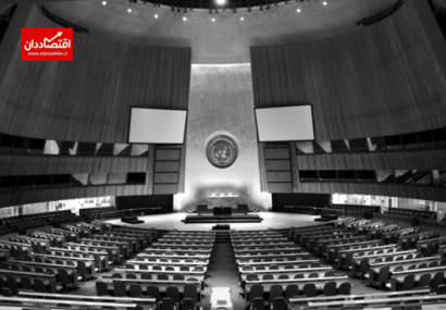 پای رئیس جمهور روی میز سازمان ملل