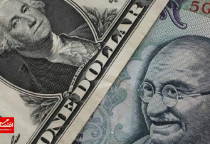 ریزش نرخ برابری دلار در برابر روپیه هند