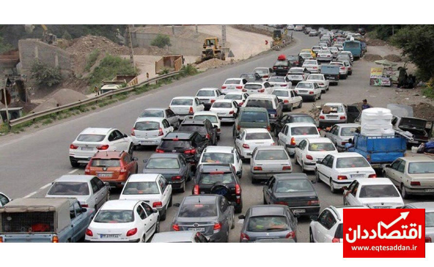 ترافیک سنگین در جاده‌ چالوس و هراز
