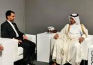 آذری جهرمی با نخست‌وزیر قطر دیدار کرد