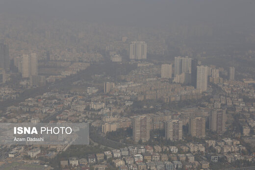 شاخص آلودگی هوای تهران امروز چند است؟