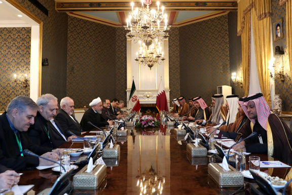ایران از توسعه روابط با همسایگان بویژه قطر استقبال می‌کند/ پذیرش دعوت امیر قطر برای سفر به دوحه