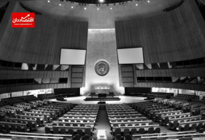 پای رئیس جمهور روی میز سازمان ملل