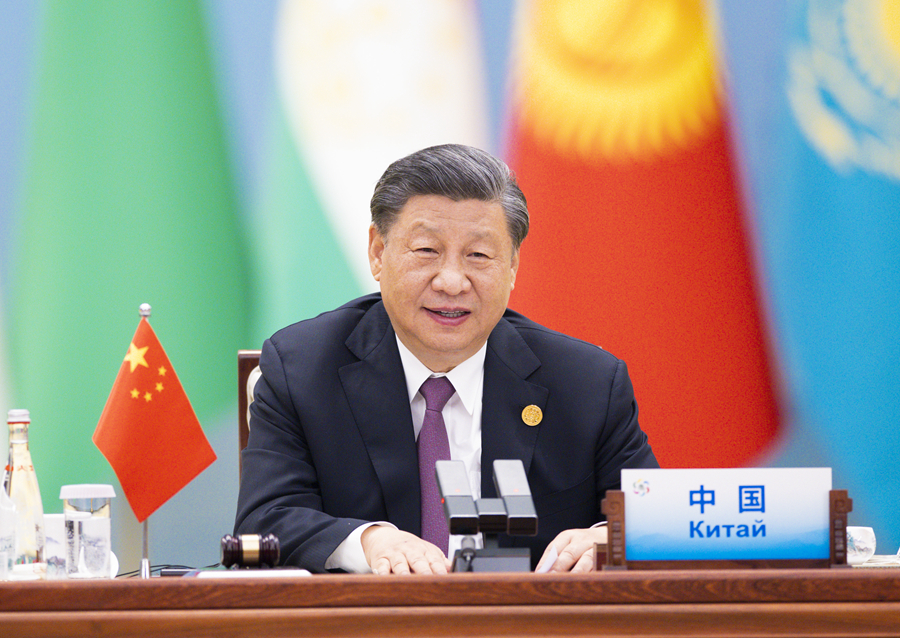 سخنرانی رهبر چین در اجلاس سران چین- آسیای مرکزی
