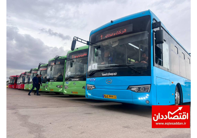اتوبوس‌های یورو۵ گروه بهمن پیش از وارونگی هوا به پایتخت رسید