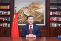پیام رئیس جمهوری خلق چین به مناسبت فرا رسیدن سال نوی میلادی