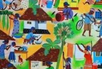 نقاشی قدردانی دانش آموز هندی از‌ مادر خانه دار