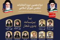 لیست بدون شعار کاندیداهای تهران منتشر شد